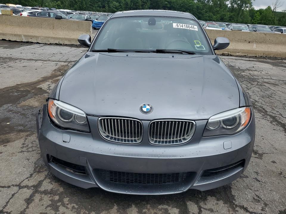 2013 BMW 1er VIN WBAUC9C59DVY60165 COPART salvage auction — FRONT END, Ny - Mv-907A Salvage Certificate, sold $1,600 on 2026-07-28 (photo 5)