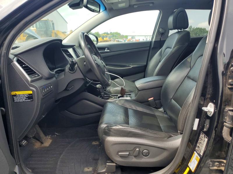 2016 Hyundai Tucson VIN KM8J33A22GU136853 COPART salvage auction — HAIL, OH - CERT OF TITLE-SALVAGE, sold $3,750 on 2026-07-27 (photo 7)