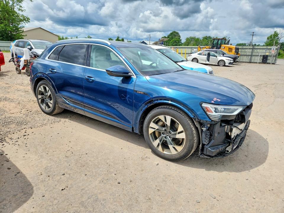 2021 Audi E-tron VIN WA1VABGE4MB015766 COPART salvage auction — FRONT END, Ny - Mv-907A Salvage Certificate, sold $8,700 on 2026-07-20 (photo 4)
