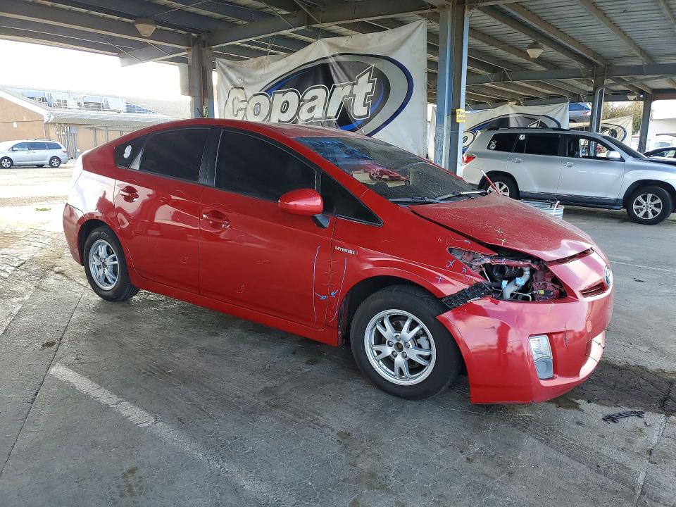 2011 Toyota Prius VIN JTDKN3DU9B0279797 COPART salvage auction — FRONT END, Ca - Salvage Certificate, sold $625 on 2026-07-07 (photo 4)