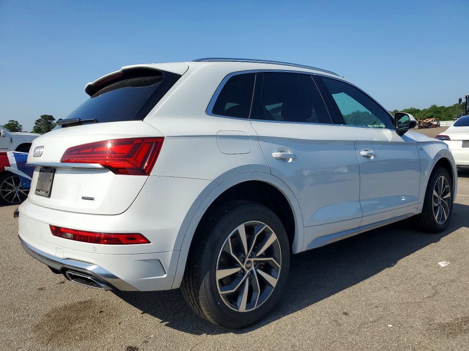 2023 Audi Q5 VIN WA1GAAFY1P2129923 COPART salvage auction — FRONT END, Ny - Mv-907A Salvage Certificate, sold $15,800 on 2026-07-08 (photo 3)