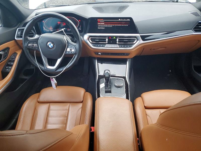 2019 BMW 3er VIN WBA5R7C56KAJ78811 COPART salvage auction — REAR END, WA - BILL OF SALE, sold $10,100 on 2026-07-31 (photo 8)