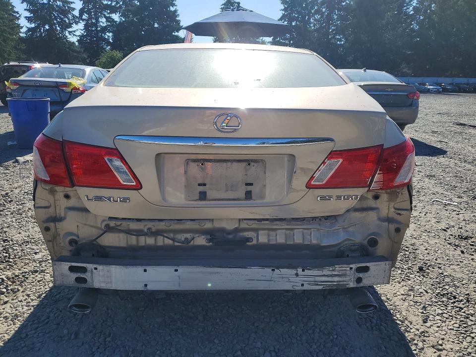 2007 Lexus Es 350 VIN JTHBJ46G572146392 COPART salvage auction — REAR END, WA - BILL OF SALE, sold $750 on 2026-07-31 (photo 6)