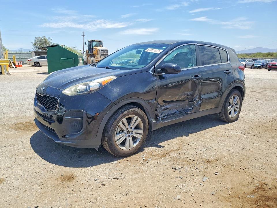 2019 Kia Sportage VIN KNDPM3ACXK7508211 COPART salvage auction — SIDE, AZ - CERT OF TITLE - SALVAGE, sold $2,800 on 2026-07-24 (photo 1)