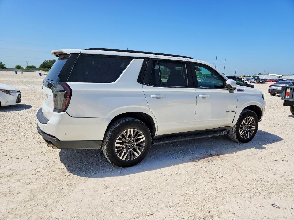 2025 Chevrolet Tahoe VIN 1GNS6PRD8SR351525 COPART salvage auction — REAR END, Tx - Salvage Vehicle Title, sold $15,300 on 2026-07-30 (photo 3)
