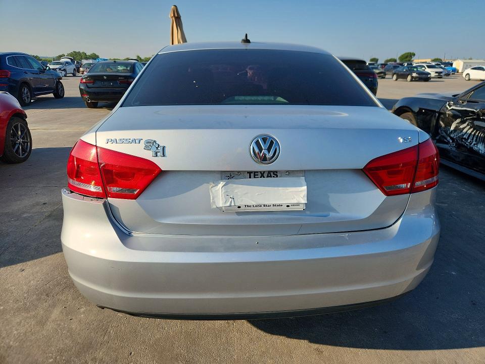 2015 Volkswagen Passat VIN 1VWAS7A35FC120140 COPART salvage auction — REAR END, Tx - Certificate Of Title, sold $900 on 2026-08-02 (photo 6)