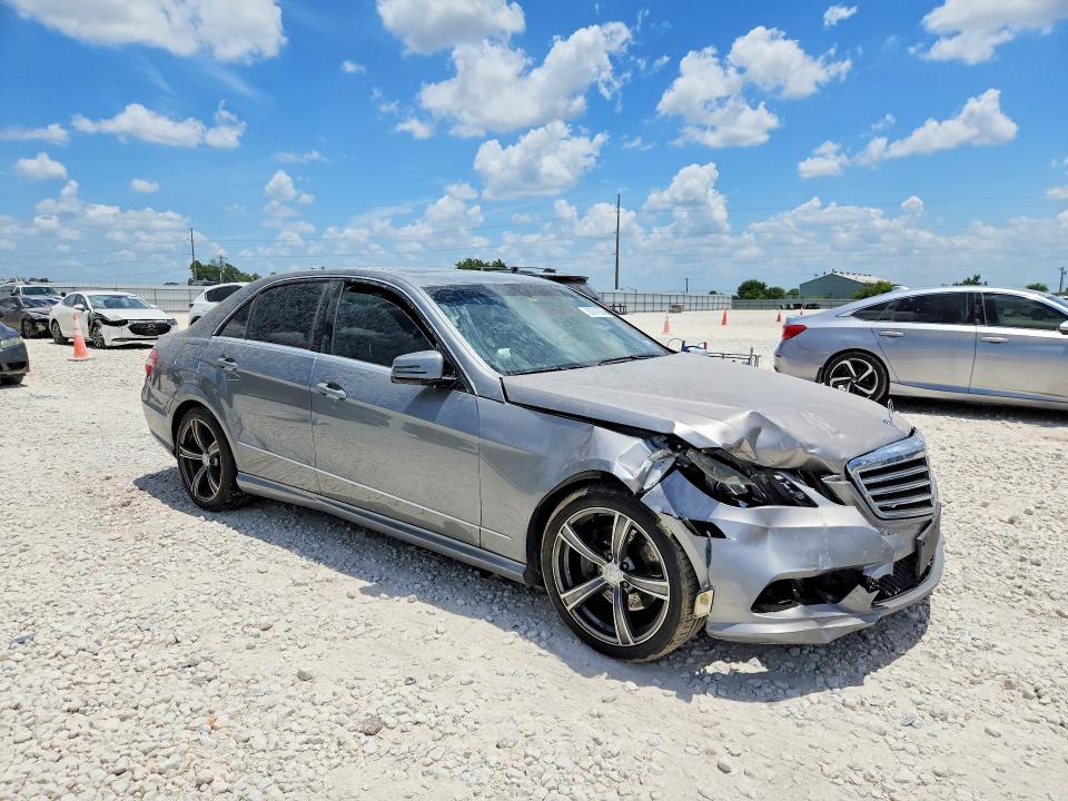 2013 Mercedes-benz E-klasse VIN WDDHF5KB0DA706548 COPART salvage auction — FRONT END, TX - SALVAGE VEHICLE TITLE (P), sold $850 on 2026-07-16 (photo 4)