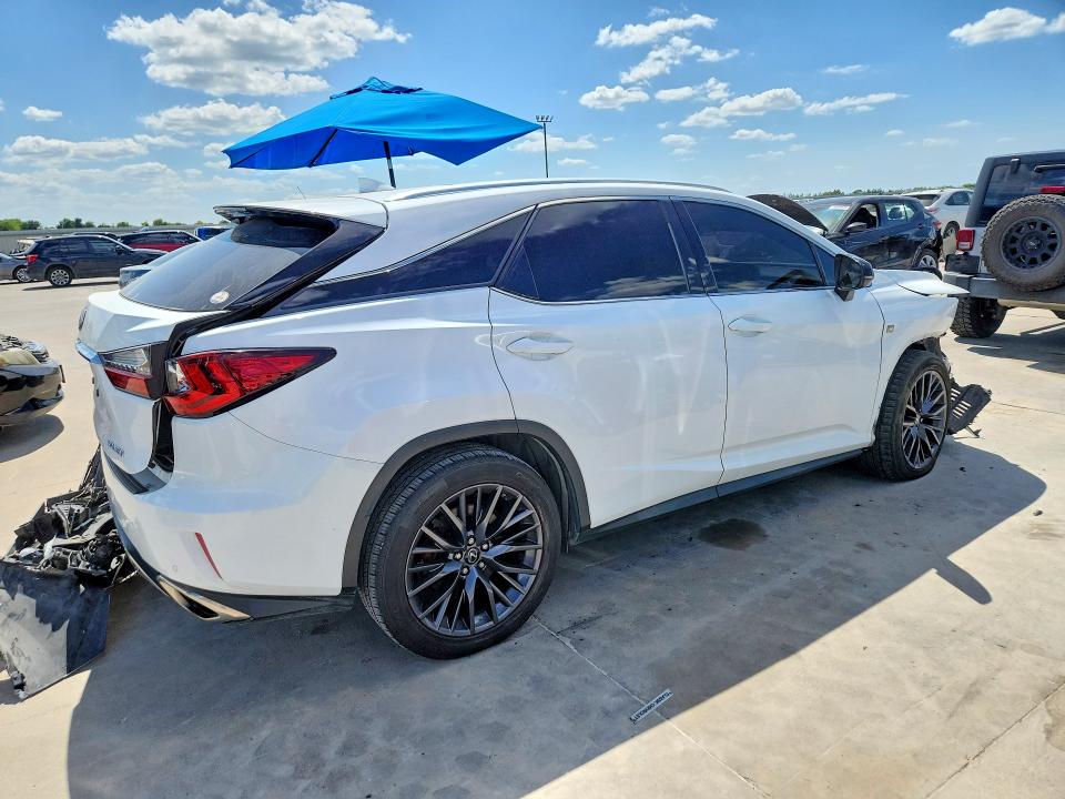 2019 Lexus Rx VIN 2T2BZMCA0KC182572 COPART salvage auction — FRONT END, Tx - Salvage Vehicle Title, sold $11,100 on 2026-07-31 (photo 3)