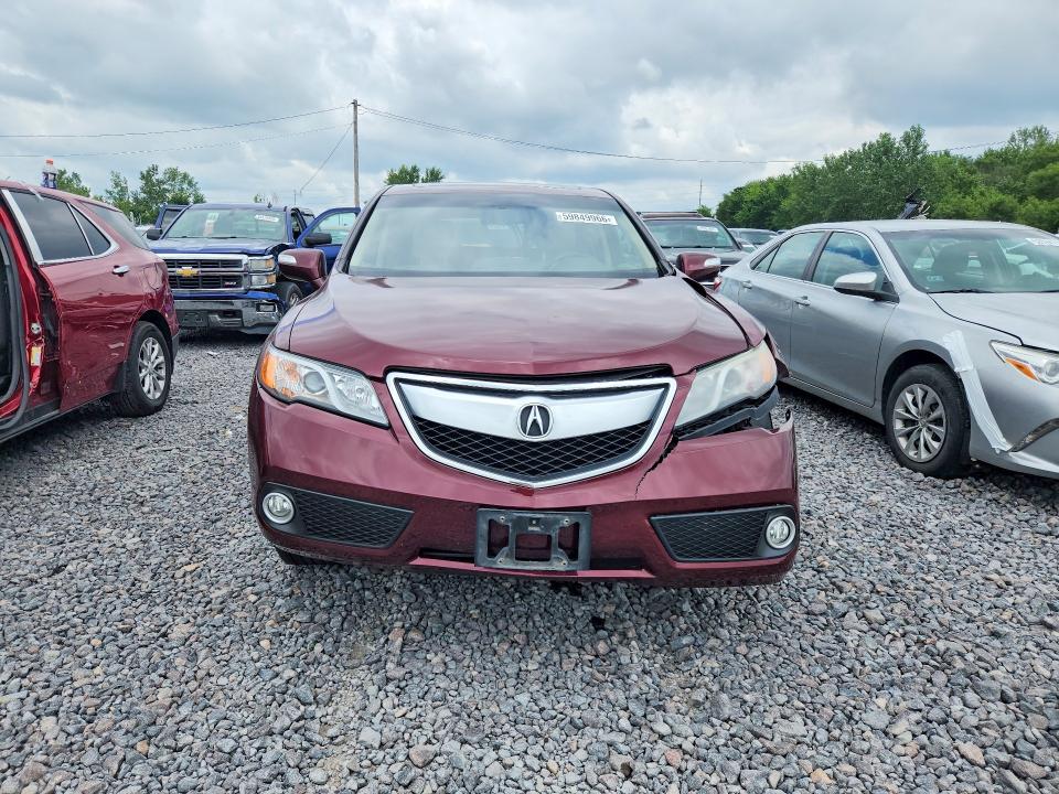 2014 Acura Rdx VIN 5J8TB4H54EL001724 COPART salvage auction — FRONT END, Il - Salvage Certificate, sold $200 on 2026-08-03 (photo 5)