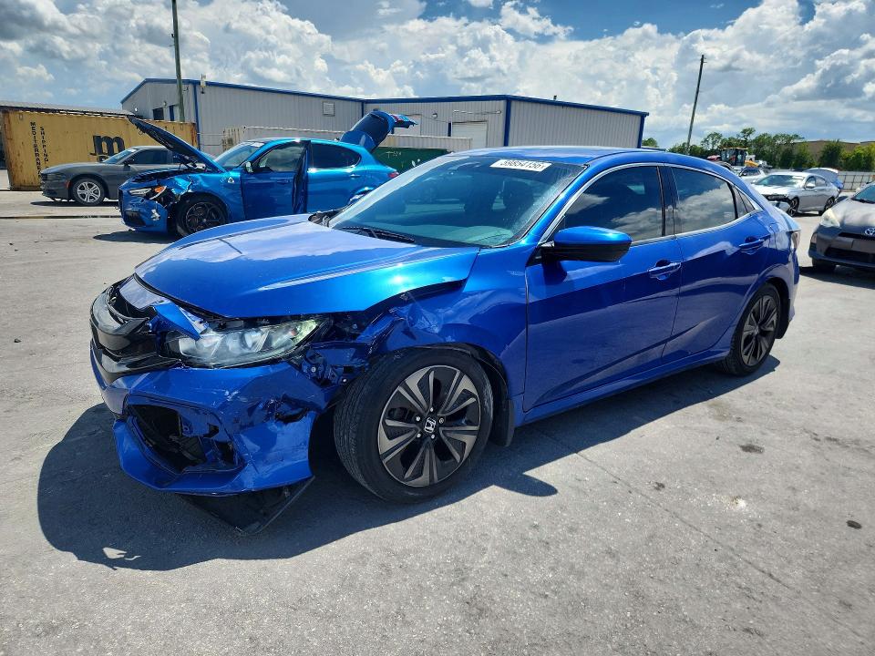 2019 Honda Civic VIN SHHFK7H6XKU215152 COPART salvage auction — FRONT END, Fl - Cert Of Title Slvg Rebuildable, sold $4,600 on 2026-07-30 (photo 1)