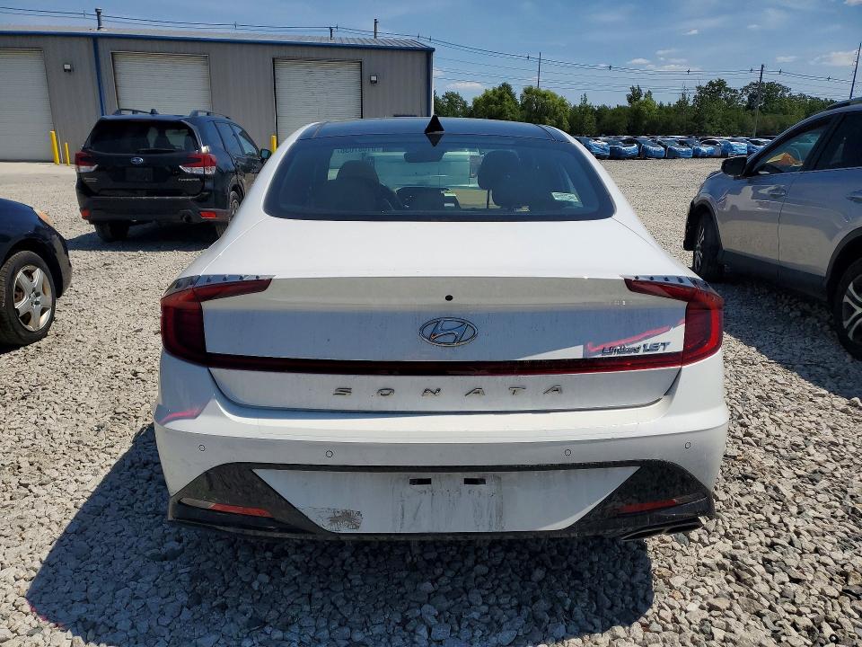 2021 Hyundai Sonata VIN 5NPEH4J24MH104389 COPART salvage auction — FRONT END, MA - CERT OF TITLE-SALVAGE (P), sold $850 on 2026-07-24 (photo 6)