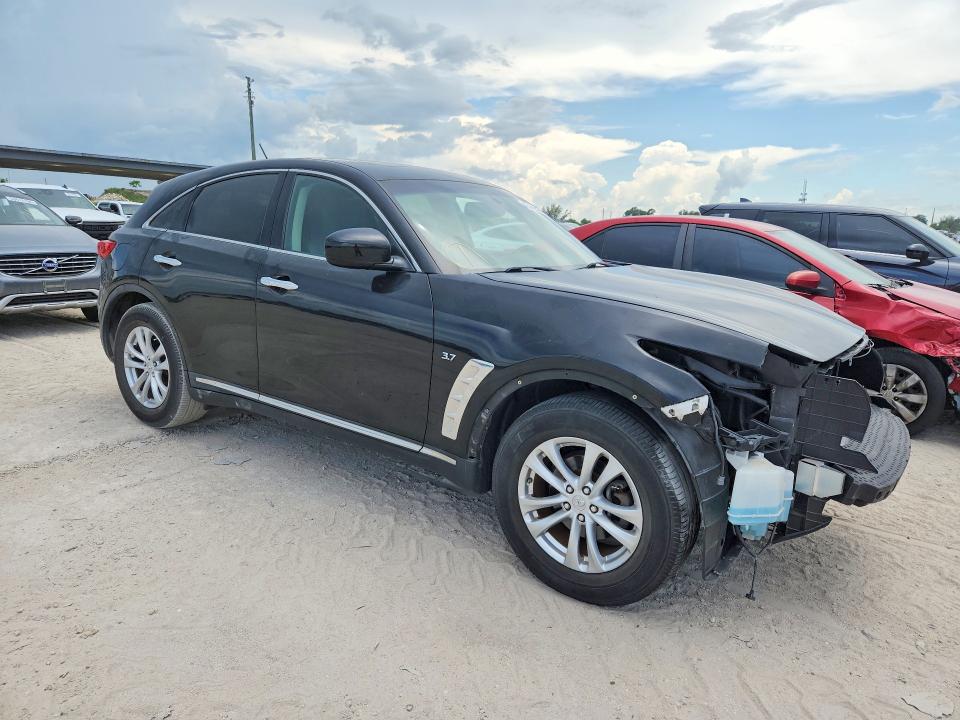 2017 Infiniti VIN JN8CS1MU7HM142283 COPART salvage auction — FRONT END, Fl - Cert Of Title Slvg Rebuildable, sold $2,300 on 2026-07-09 (photo 4)