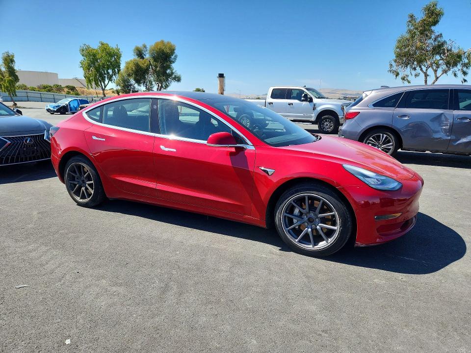 2018 Tesla Model 3 VIN 5YJ3E1EB6JF104770 COPART salvage auction — SIDE, Ca - Salvage Certificate, sold $350 on 2026-07-27 (photo 4)