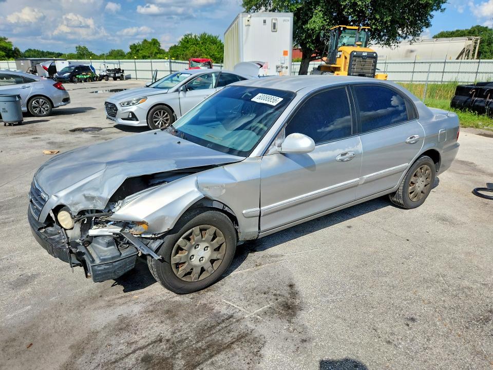 2005 Kia Optima VIN KNAGD126555383175 COPART salvage auction — FRONT END, FL - CERT OF TITLE SLVG REBUILDABLE, sold $15 on 2026-07-21 (photo 1)