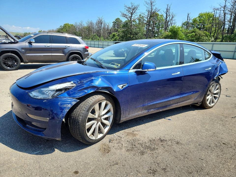 2018 Tesla Model 3 VIN 5YJ3E1EBXJF116047 COPART salvage auction — REAR END, Ny - Mv-907A Salvage Certificate, sold $1,700 on 2026-07-20 (photo 1)