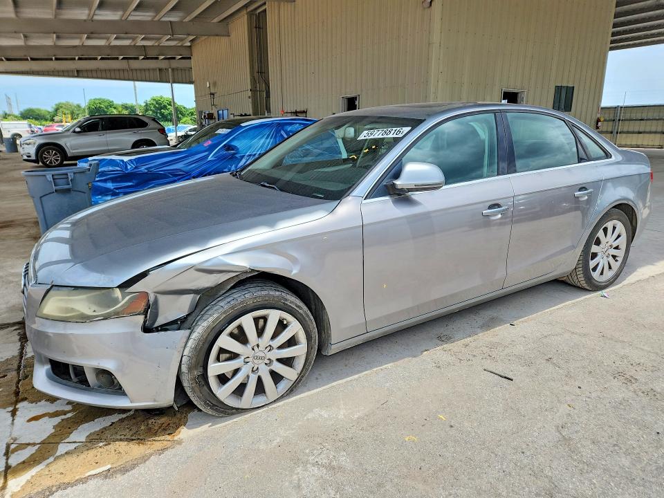 2009 Audi A4 VIN WAULK98K89N034475 COPART salvage auction — FRONT END, Fl - Cert Of Title Slvg Rebuildable, sold $275 on 2026-07-29 (photo 1)