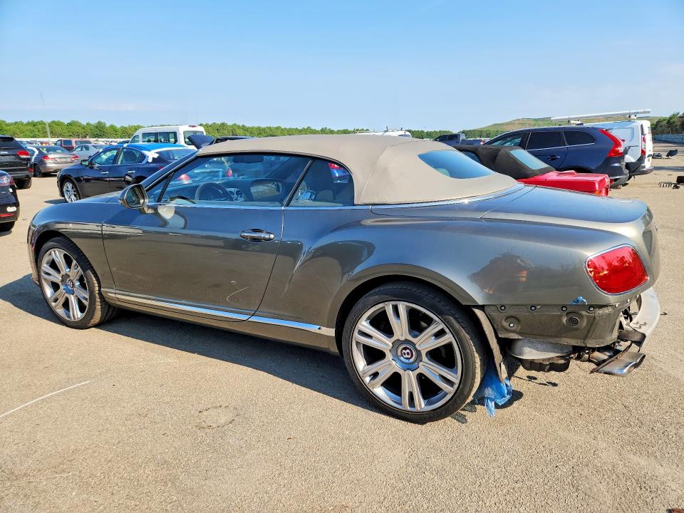 2013 Bentley Continental VIN SCBGT3ZA8DC083624 COPART salvage auction — REAR END, Ny - Mv-907A Salvage Certificate, sold $19,600 on 2026-07-15 (photo 2)