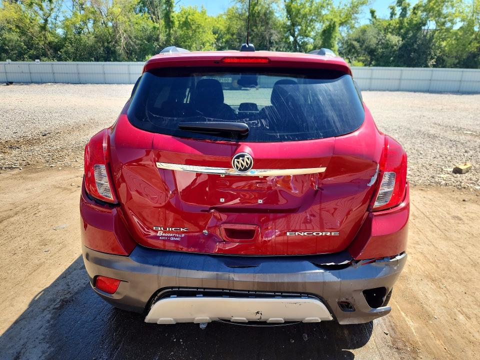 2015 Buick Encore VIN KL4CJBSB8FB246922 COPART salvage auction — REAR END, Wi - Junked Vehicle Bill Of Sale, sold $1,400 on 2026-07-27 (photo 6)