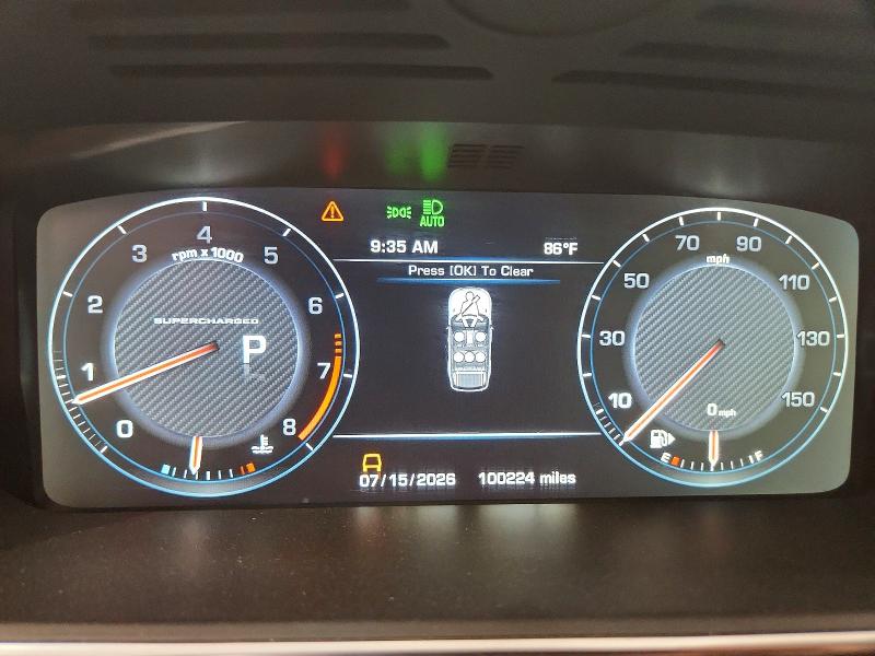 2014 Land rover Range rover sport VIN SALWV2EF9EA313921 COPART salvage auction — REAR END, Il - Dealer Only Clean Title, sold $4,050 on 2026-07-24 (photo 9)