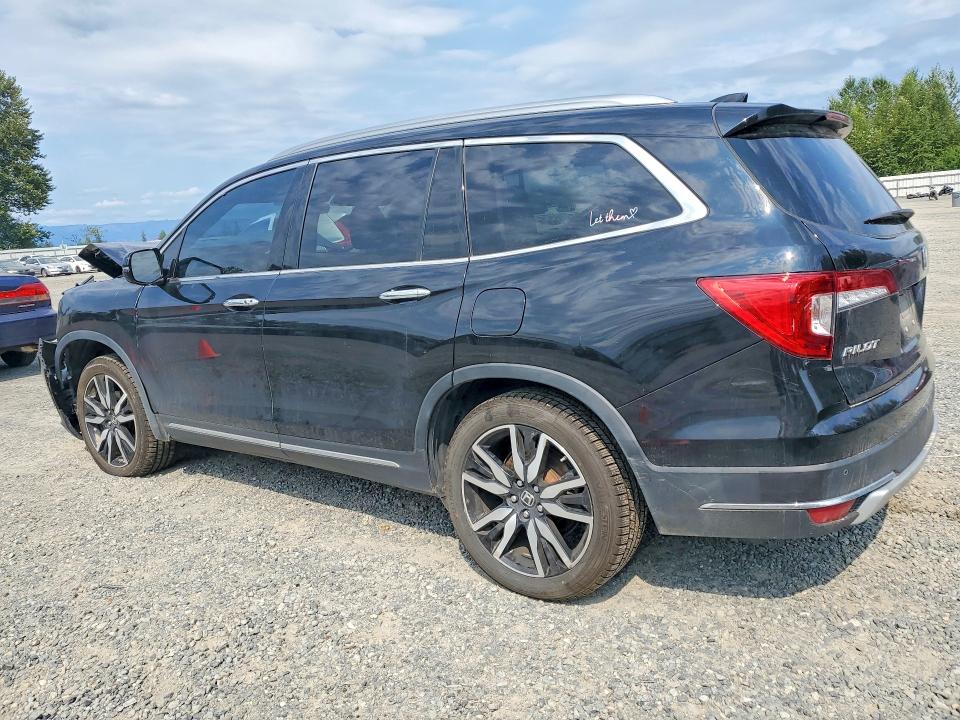 2022 Honda Pilot VIN 5FNYF5H99NB014716 COPART salvage auction — FRONT END, Wa - Bill Of Sale, sold $8,200 on 2026-08-17 (photo 2)
