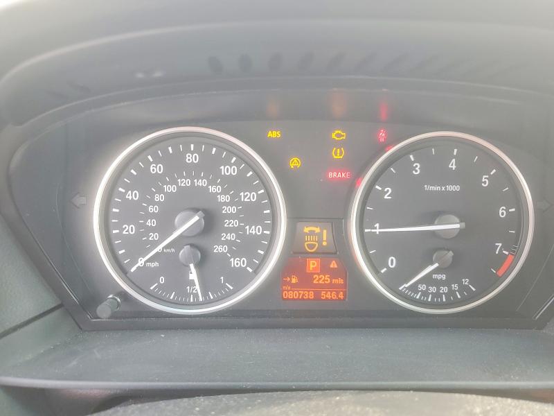 2008 BMW 5er VIN WBANU53518CT17467 COPART salvage auction — MECHANICAL, Fl - Certificate Of Title, sold $550 on 2026-08-03 (photo 9)