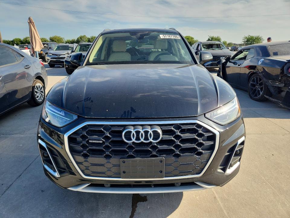 2022 Audi Q5 VIN WA1GAAFY8N2121525 COPART salvage auction — REAR END, Tx - Salvage Vehicle Title, sold $175 on 2026-07-30 (photo 5)