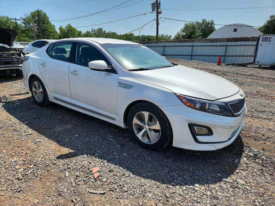 2014 Kia Optima VIN KNAGM4AD1E5070318 COPART salvage auction — MECHANICAL, Nj - Certificate Of Title, sold $350 on 2026-07-31 (photo 4)