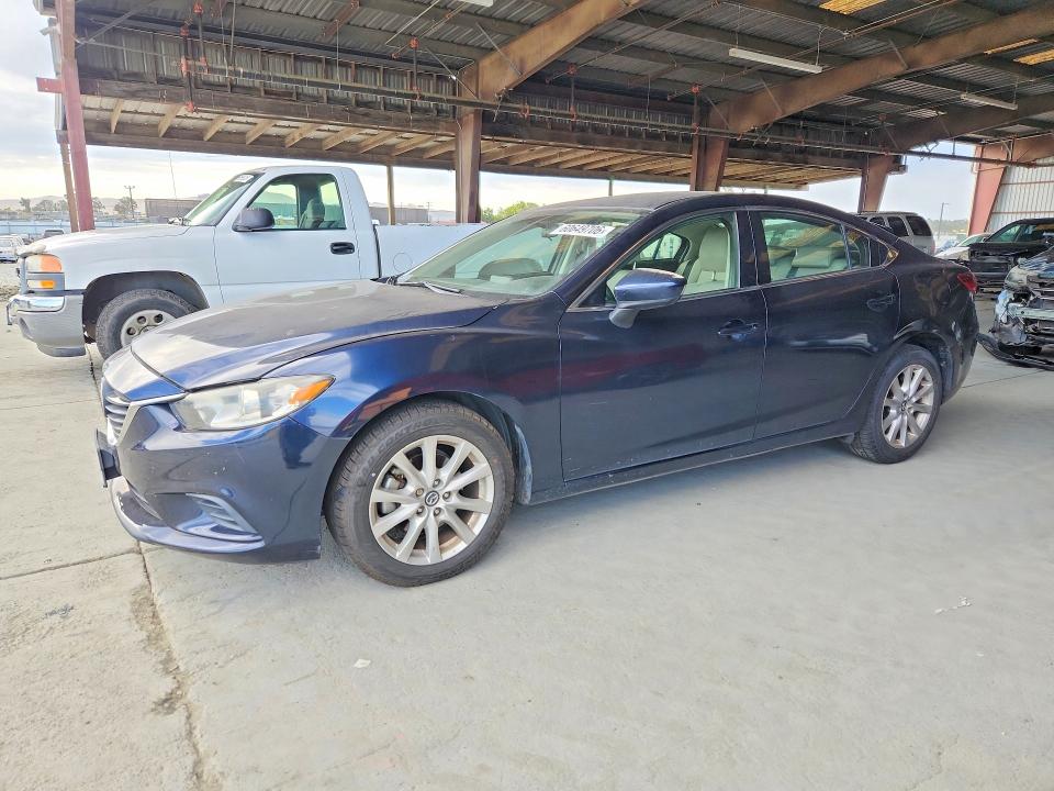 2016 Mazda 6 VIN JM1GJ1U55G1445359 COPART salvage auction — ROOF, CA - SALVAGE CERTIFICATE, sold $650 on 2026-07-23 (photo 1)