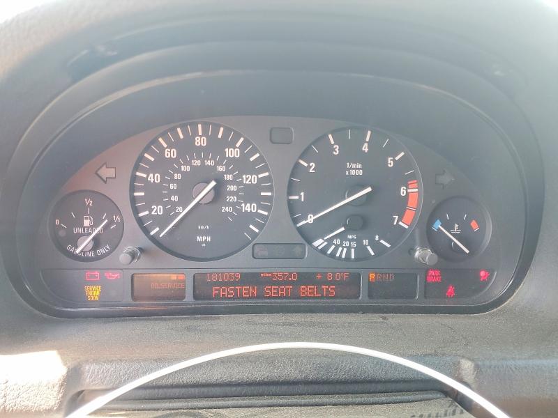 2002 BMW X5 VIN 5UXFB33532LH35619 COPART salvage auction — REAR END, CA - SALVAGE CERTIFICATE, sold $275 on 2026-07-28 (photo 9)