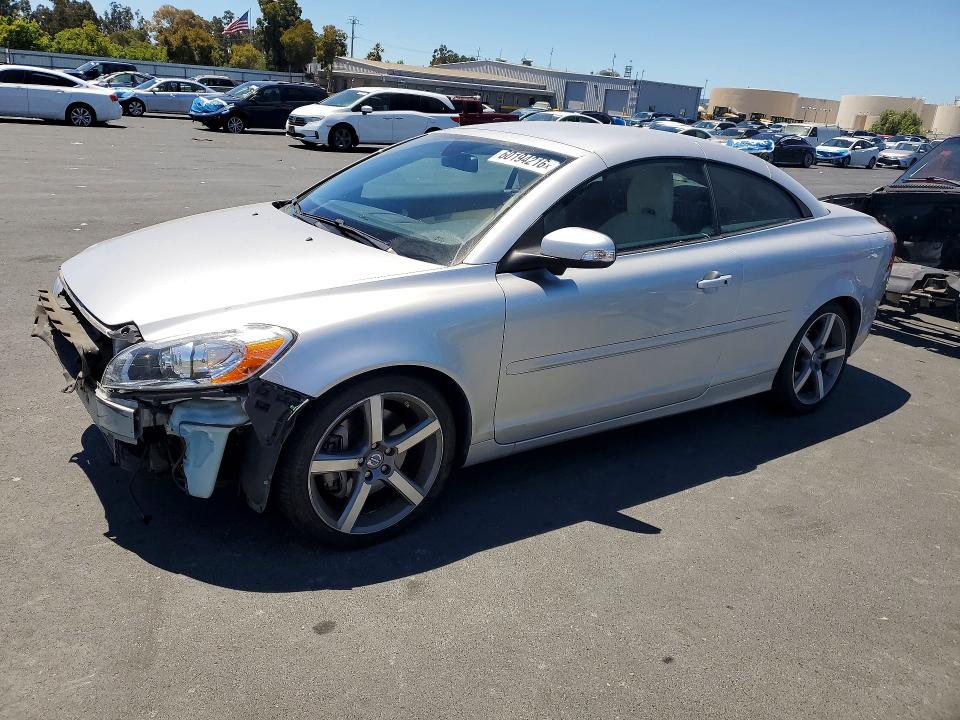 2012 Volvo C70 VIN YV1672MC7CJ123342 COPART salvage auction — FRONT END, Ca - Salvage Certificate, sold $175 on 2026-07-22 (photo 1)