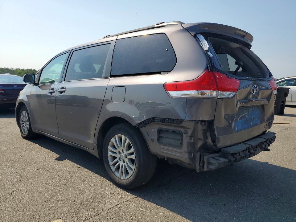 2011 Toyota Sienna VIN 5TDYK3DC7BS066127 COPART salvage auction — REAR END, NY - MV-907A SALVAGE CERTIFICATE, sold $2,550 on 2026-07-27 (photo 2)