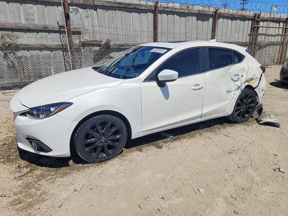 2016 Mazda 3 VIN JM1BM1M33G1281268 COPART salvage auction — REAR END, Ca - Salvage Certificate, sold $1,750 on 2026-07-16 (photo 1)