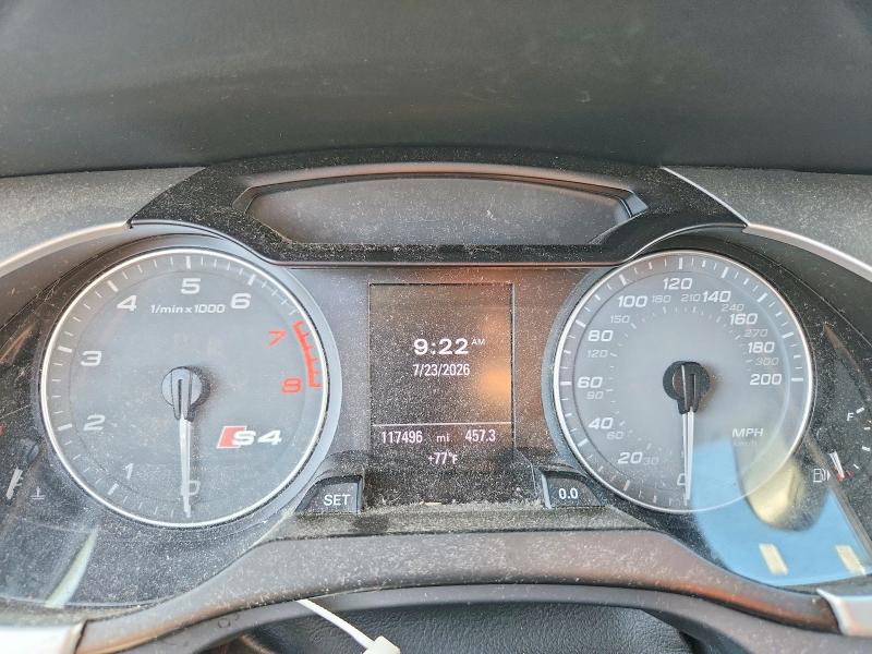 2011 Audi S4 VIN WAUKGAFL4BA158301 COPART salvage auction — FRONT END, Ct - Cert Of Title-Rebuilt Salvage, sold $1,275 on 2026-08-02 (photo 9)