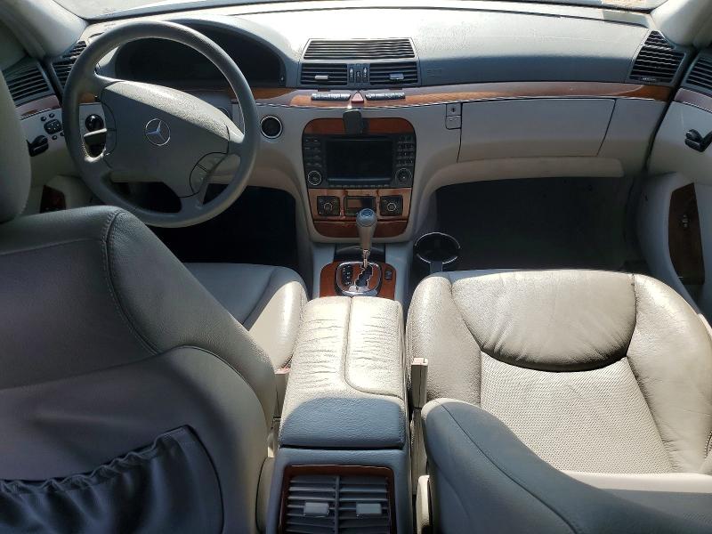 2003 Mercedes-benz S class VIN WDBNG70J93A371691 COPART salvage auction — MINOR DENT/SCRATCHES, Ok - Certificate Of Title (P), sold $950 on 2026-07-31 (photo 8)