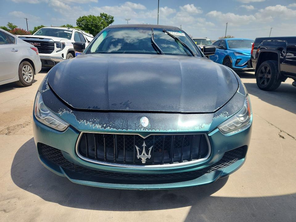 2016 Maserati Ghibli VIN ZAM57XSAXG1172116 COPART salvage auction — FRONT END, TX - CERTIFICATE OF TITLE (P), sold $4,750 on 2026-08-03 (photo 5)