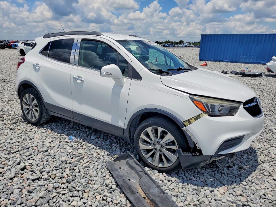 2017 Buick Encore VIN KL4CJASB3HB057253 COPART salvage auction — FRONT END, Fl - Certificate Of Destruction, sold $750 on 2026-07-31 (photo 4)