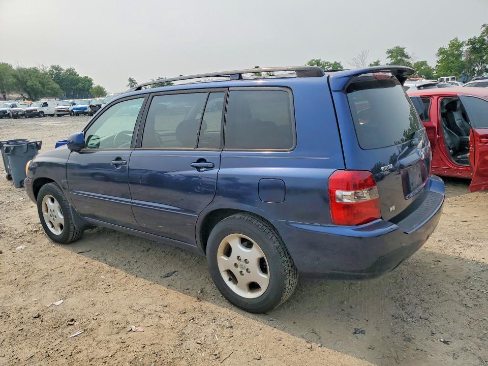 2006 Toyota Highlander VIN JTEDP21A860093838 COPART salvage auction — MECHANICAL, Md - Certificate Of Title, sold $200 on 2026-07-20 (photo 2)