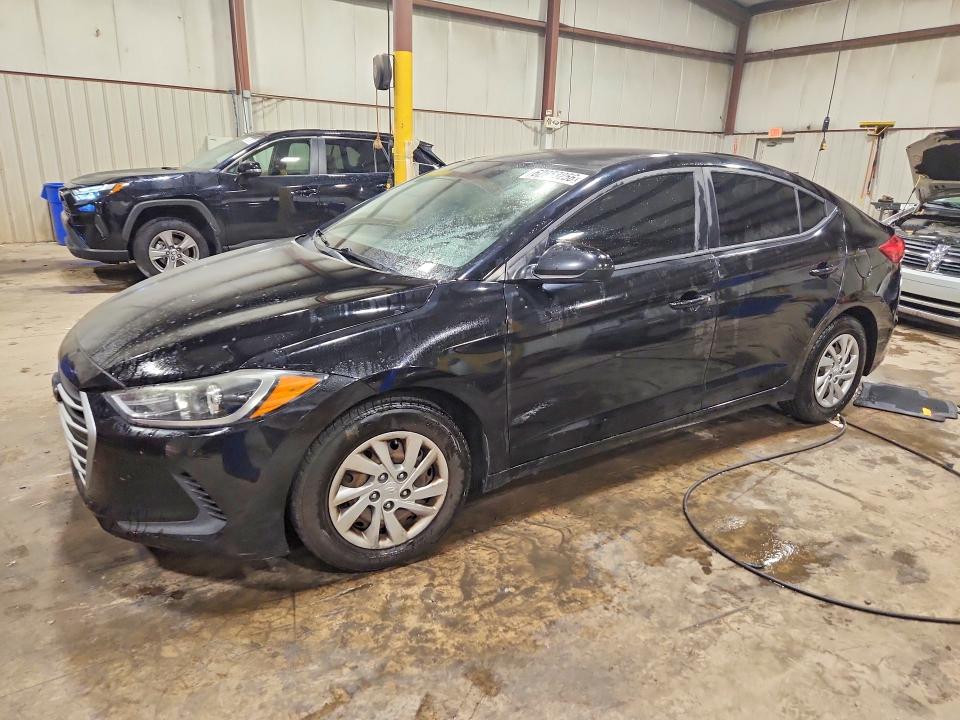 2017 Hyundai Elantra VIN KMHD74LFXHU318034 COPART salvage auction — UNDERCARRIAGE, Pa - Certificate Of Salvage, sold $1,300 on 2026-07-31 (photo 1)