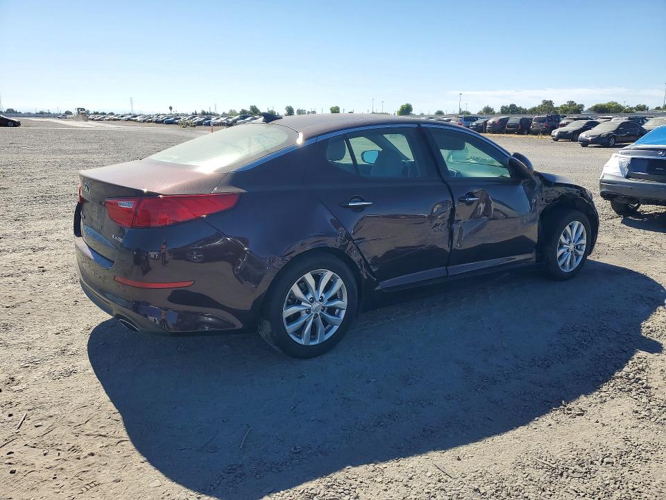 2014 Kia VIN 5XXGN4A79EG311435 COPART salvage auction — FRONT END, Ca - Salvage Certificate, sold $1,950 on 2026-07-14 (photo 3)