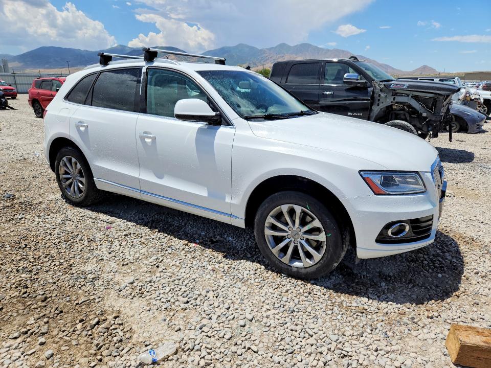 2017 Audi Q5 VIN WA1C2AFP1HA001174 COPART salvage auction — FRONT END, Ut - Salvage Certificate, sold $4,400 on 2026-08-21 (photo 4)