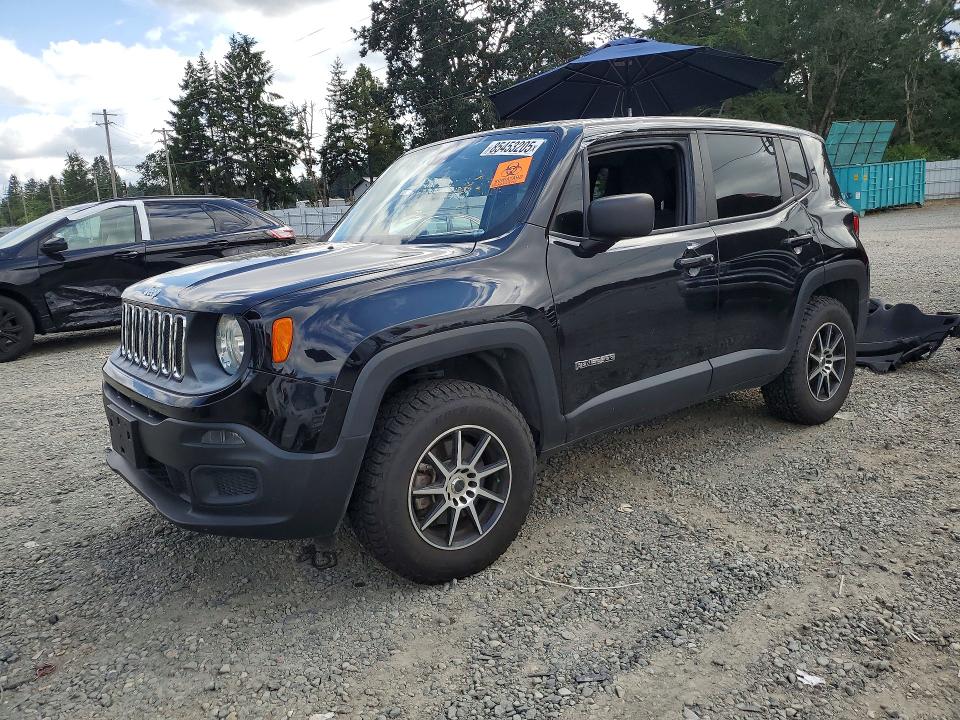 2016 Jeep Renegade VIN ZACCJBAT3GPC81164 COPART salvage auction — MECHANICAL, Wa - Bill Of Sale, sold $1,050 on 2026-07-07 (photo 1)