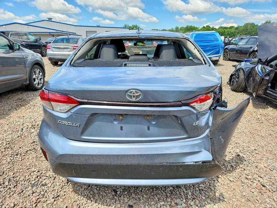 2020 Toyota Corolla VIN JTDEPRAE2LJ081713 COPART salvage auction — REAR END, Ny - Mv-907A Salvage Certificate, sold $5,500 on 2026-07-20 (photo 6)