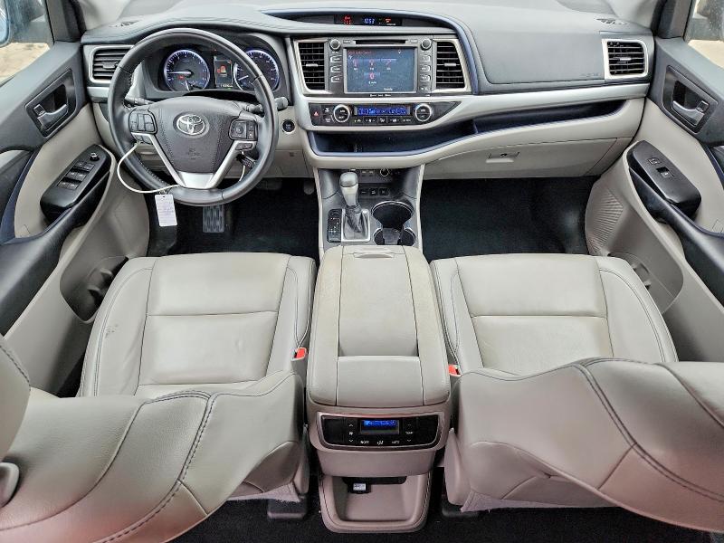 2019 Toyota Highlander VIN 5TDJZRFH4KS989853 COPART salvage auction — REAR END, Md - Cert Of Salvage > 75% Damage, sold $7,800 on 2026-07-16 (photo 8)
