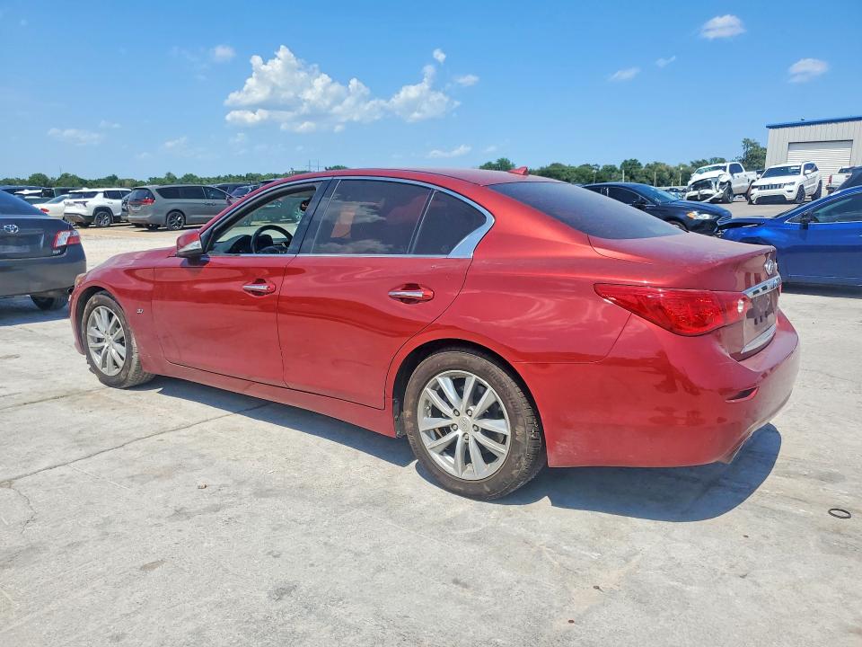 2015 Infiniti Q50 VIN JN1BV7APXFM335141 COPART salvage auction — FRONT END, Ok - Certificate Of Title, sold $2,000 on 2026-07-14 (photo 2)