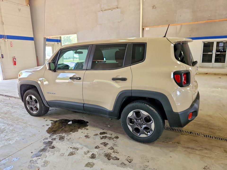 2016 Jeep Renegade VIN ZACCJBAW2GPD19638 COPART salvage auction — MINOR DENT/SCRATCHES, Va - Certificate Of Title, sold $625 on 2026-07-17 (photo 2)
