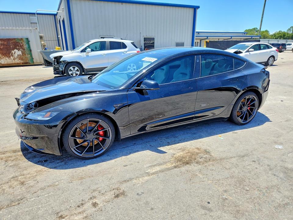 2026 Tesla Model 3 VIN 5YJ3E1ET6TF131091 COPART salvage auction — FRONT END, FL - CERT OF TITLE SLVG REBUILDABLE, sold $15,800 on 2026-09-06 (photo 1)