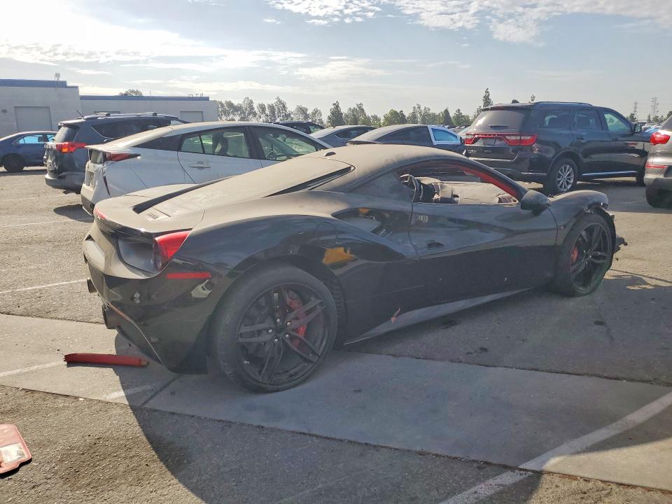 2018 Ferrari VIN ZFF79ALA8J0229480 COPART salvage auction — FRONT END, Nc - Dis/Dlr/Exp Only Salvage Title (P), sold $43,750 on 2026-08-04 (photo 3)