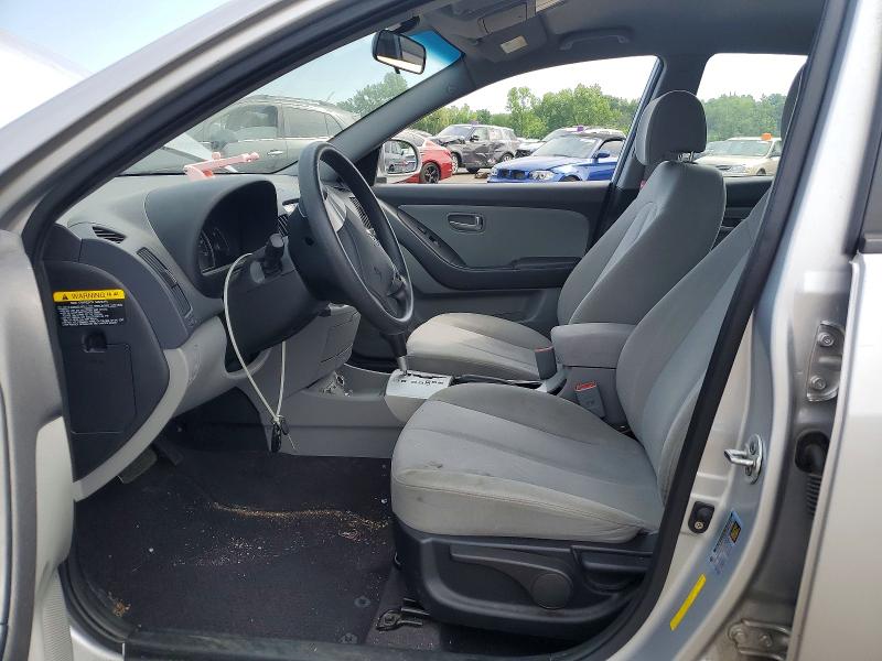 2009 Hyundai Elantra VIN KMHDU46D39U796381 COPART salvage auction — FRONT END, CT - CERT OF TITLE-SALVAGE, sold $600 on 2026-07-17 (photo 7)