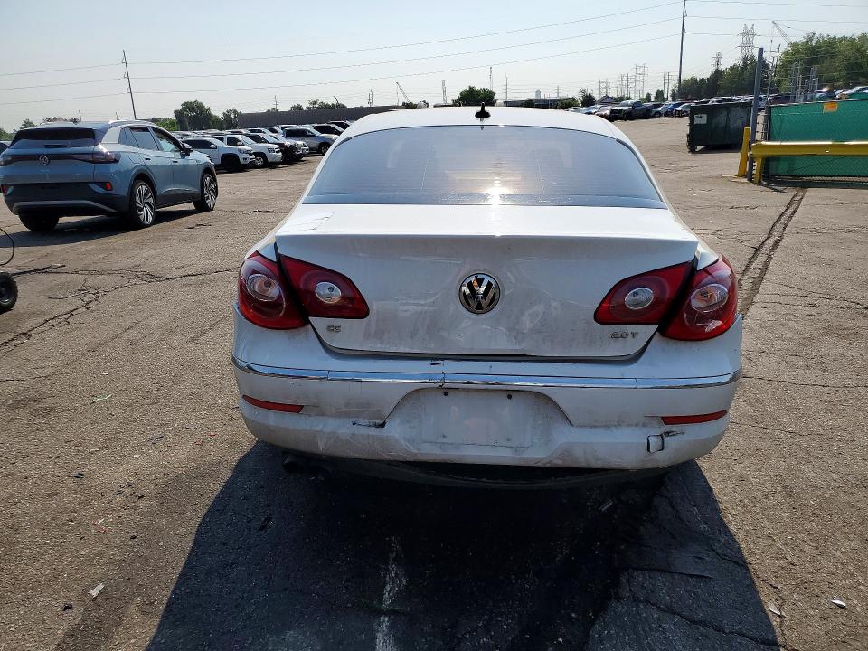 2010 Volkswagen Cc VIN WVWMP7AN3AE557893 COPART salvage auction — REAR END, Co - Salvage Title, sold $350 on 2026-07-14 (photo 6)