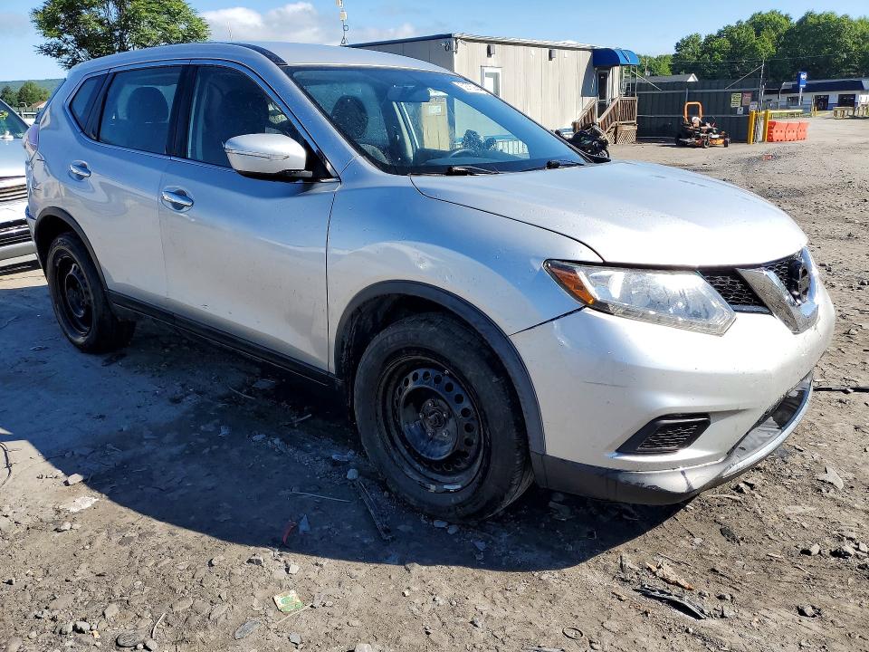 2015 Nissan Rogue VIN KNMAT2MVXFP514046 COPART salvage auction — FRONT END, Pa - Certificate Of Salvage, sold $525 on 2026-07-22 (photo 4)